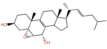 5a,6a-Epoxycholesta-8,22-dien-3b,7a-diol